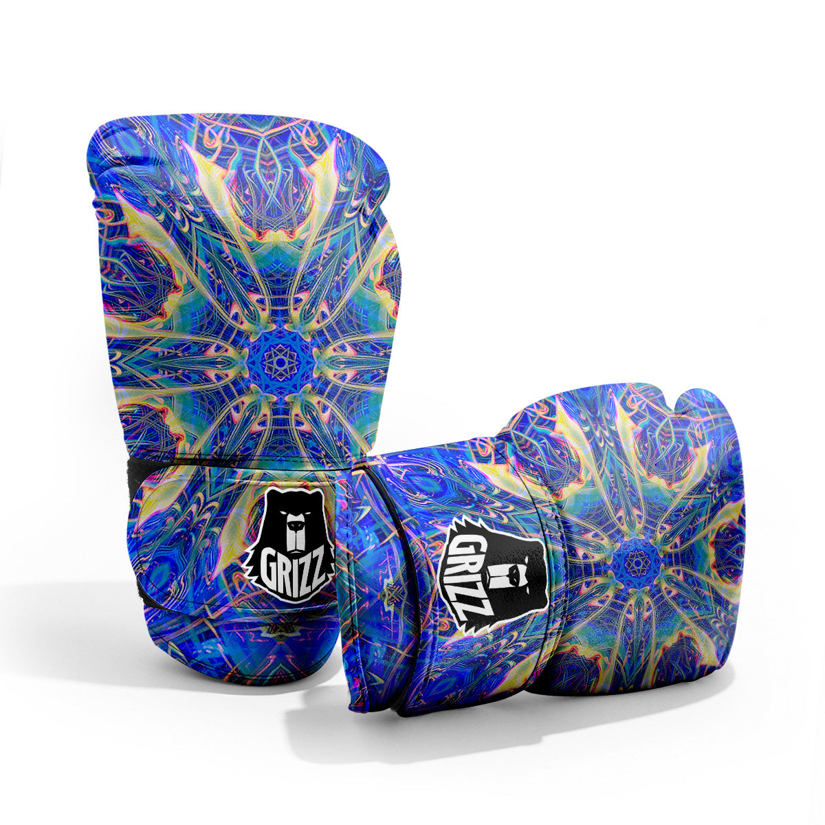 Kaleidoscope Blue Print Pro Boxing Glove
