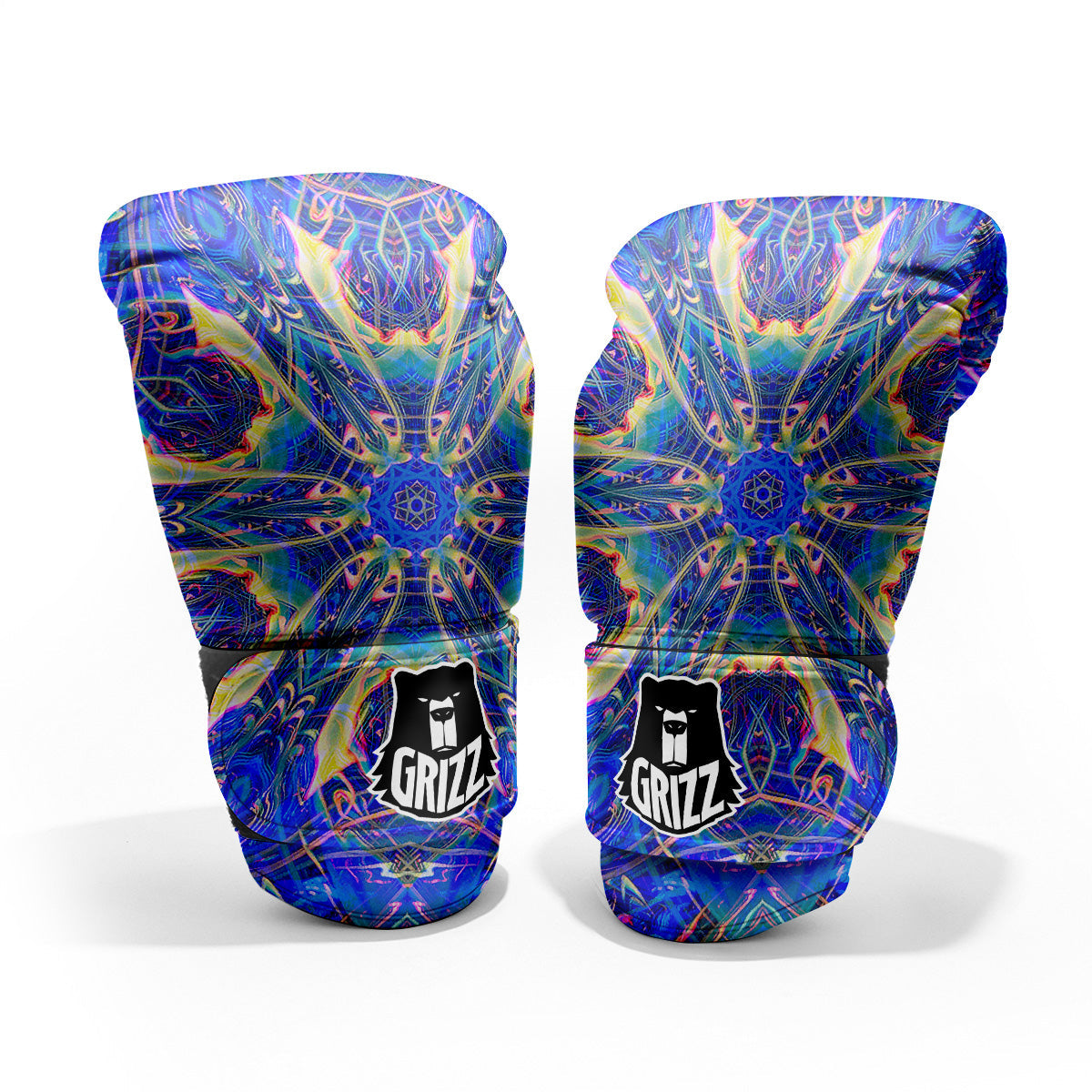 Kaleidoscope Blue Print Pro Boxing Glove