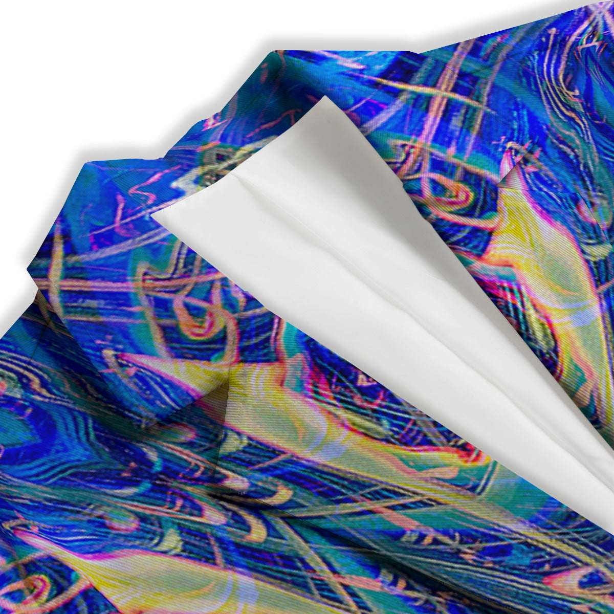 Kaleidoscope Blue Print Women's Blazer-grizzshop