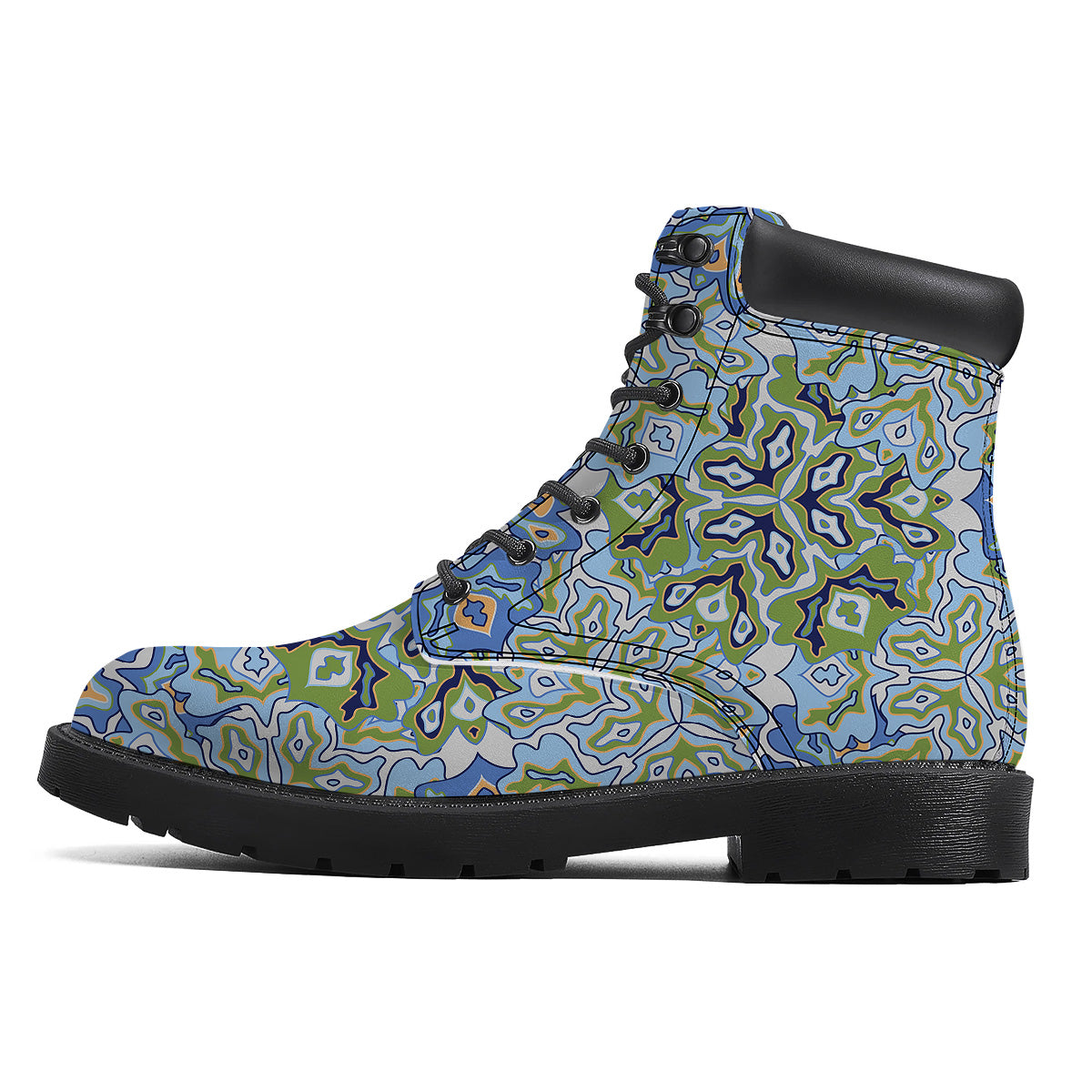 Kaleidoscope Boho Print Boots-grizzshop