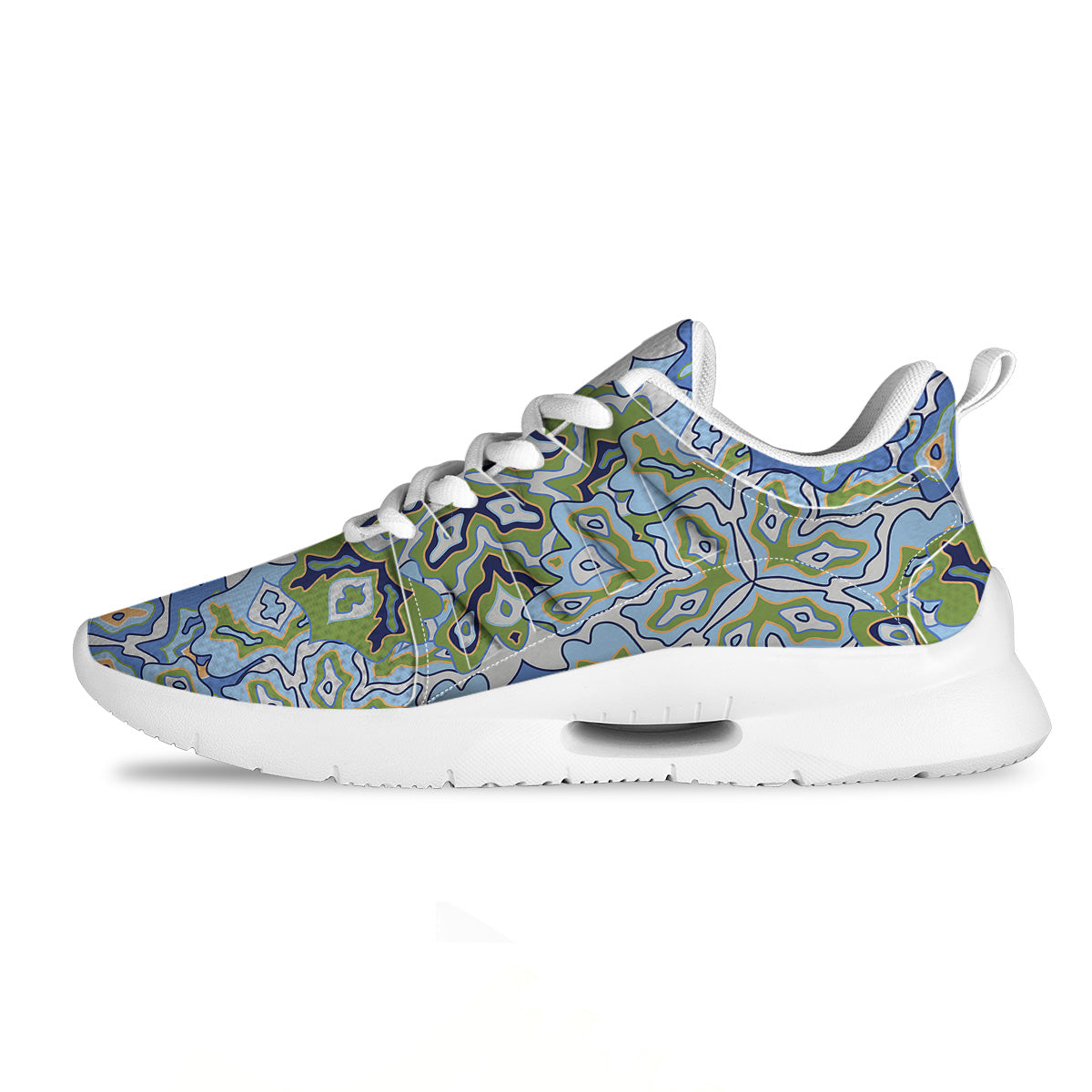Kaleidoscope Boho Print Tennis Shoes-grizzshop
