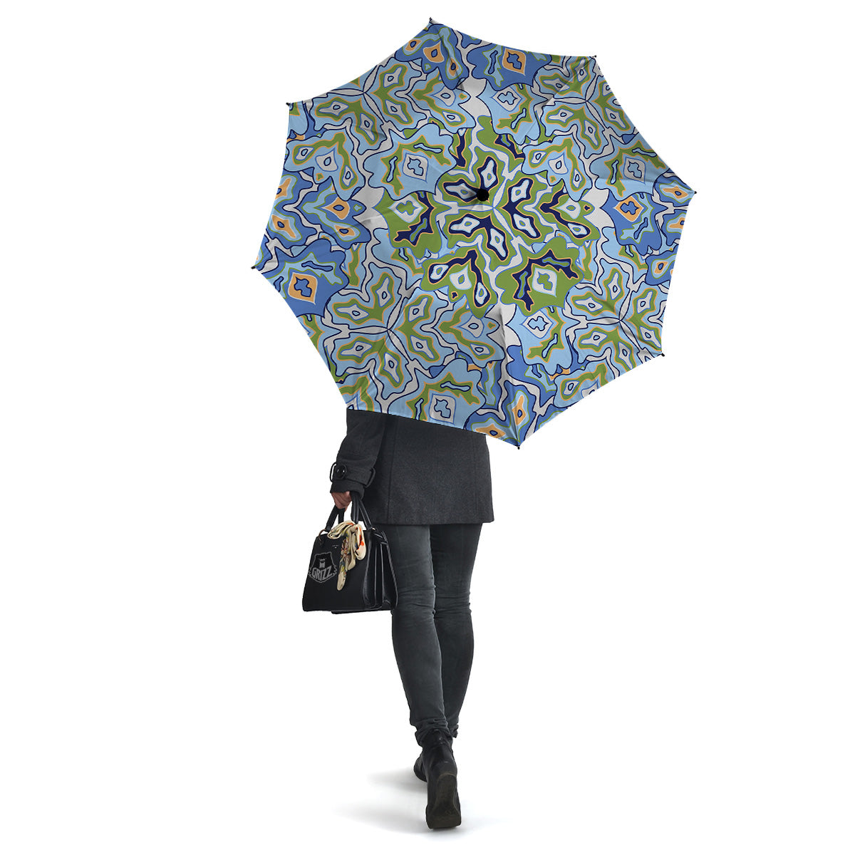Kaleidoscope Boho Print Umbrella-grizzshop