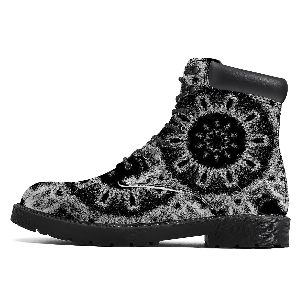 Kaleidoscope Cloud Dark Print Boots-grizzshop