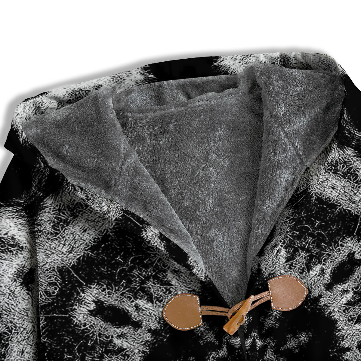 Kaleidoscope Cloud Dark Print Men's Windbreaker Jacket-grizzshop