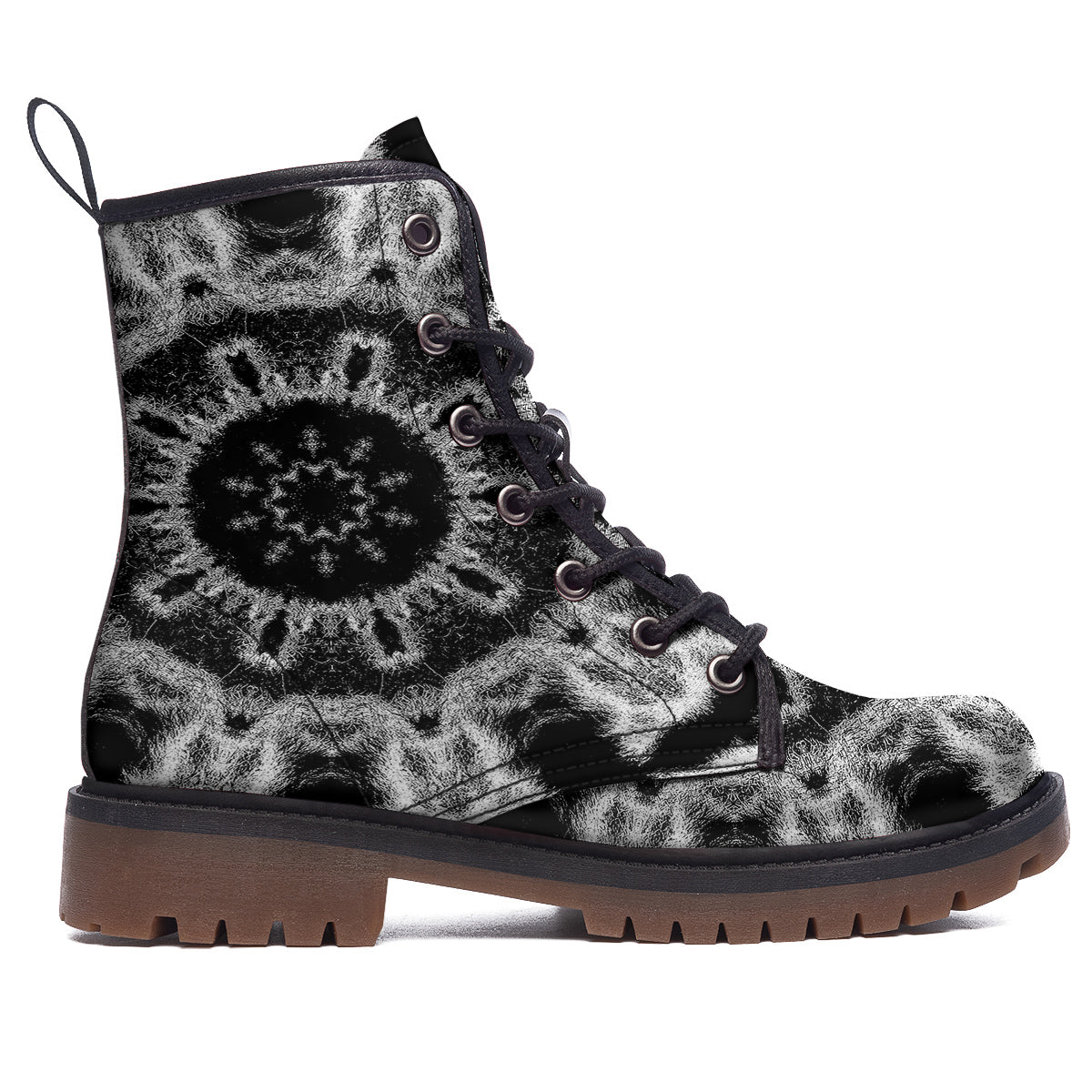 Kaleidoscope Cloud Dark Print Work Boots-grizzshop