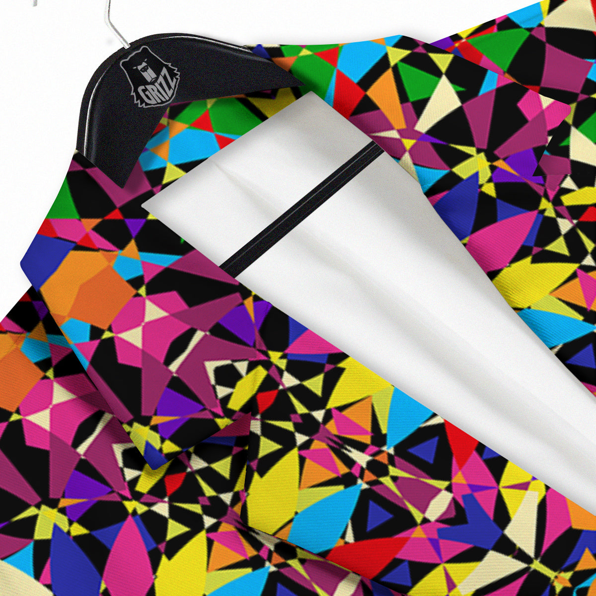 Kaleidoscope Colorful Print Men's Sport Coat-grizzshop