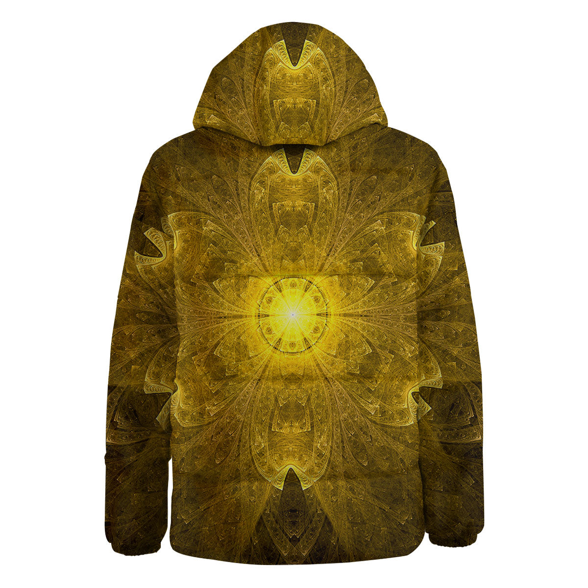 Kaleidoscope Golden Print Down Jacket-grizzshop