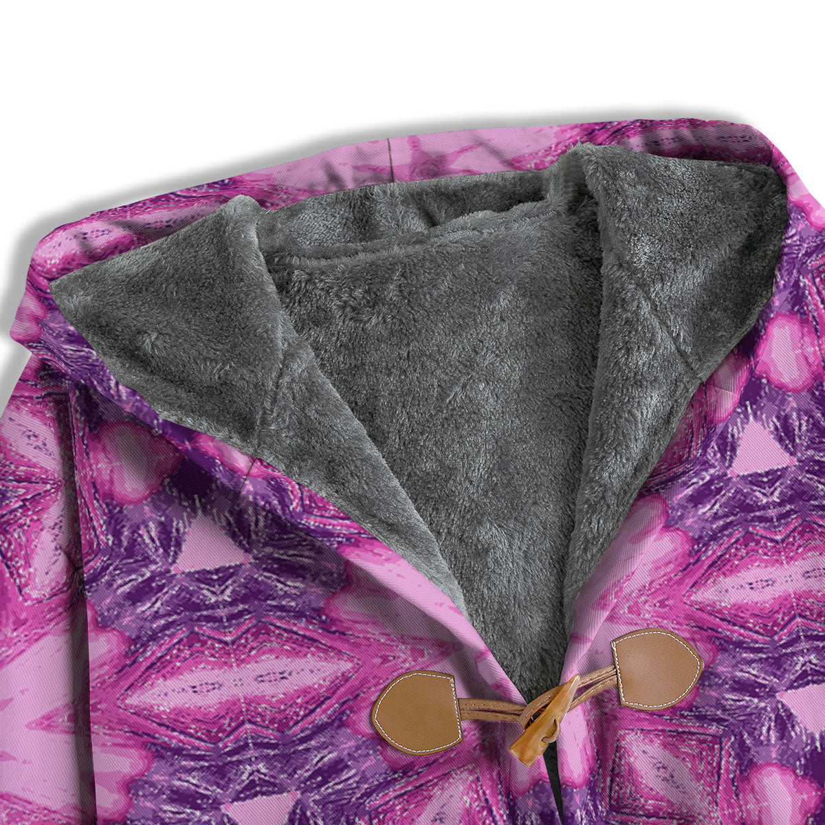 Kaleidoscope Pink Print Pattern Men's Windbreaker Jacket-grizzshop