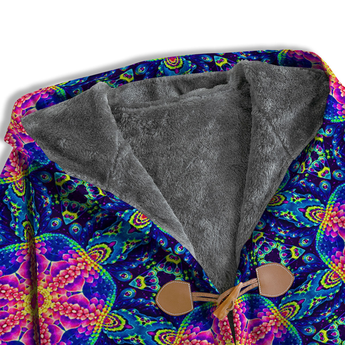 Kaleidoscope Psychedelic Print Pattern Men's Windbreaker Jacket-grizzshop
