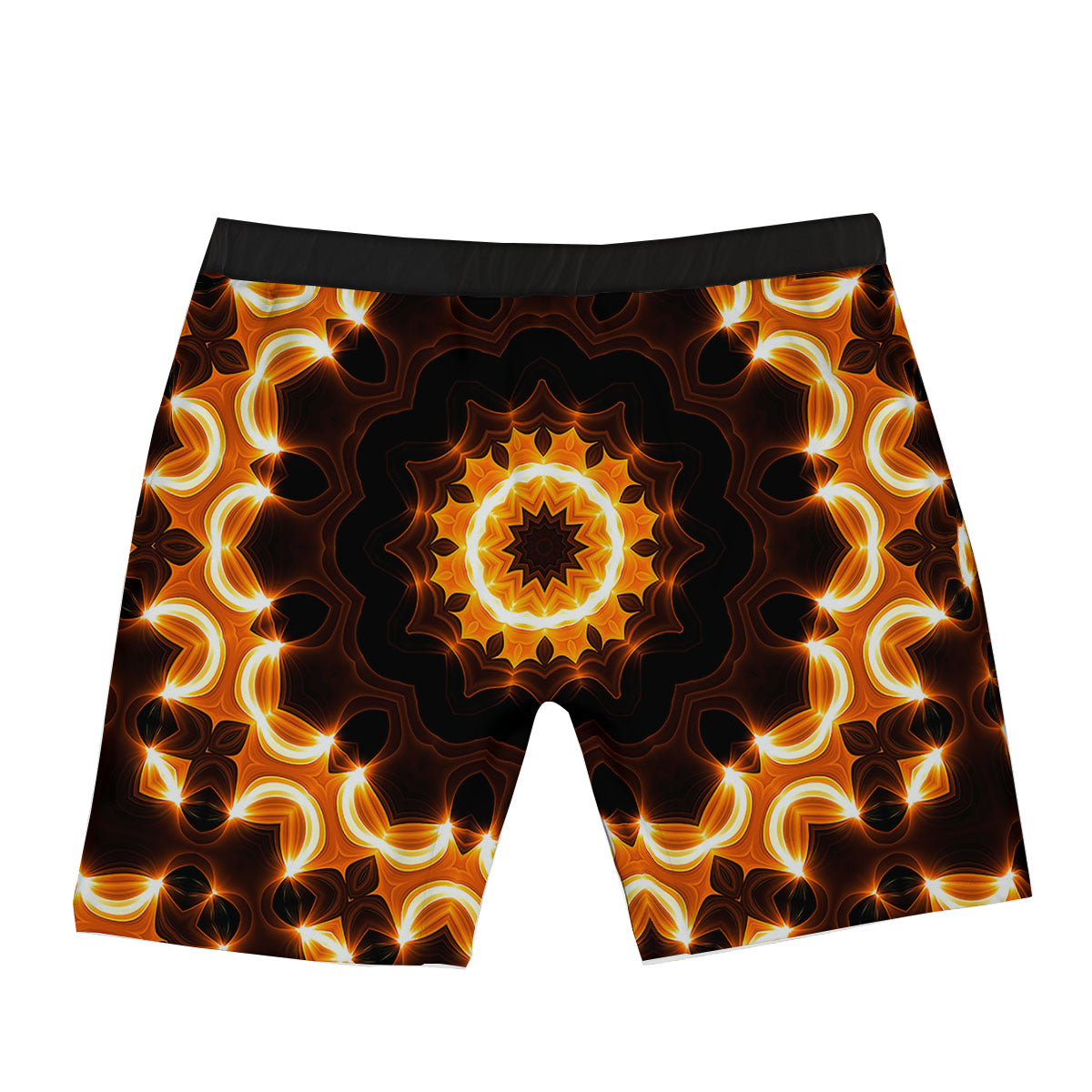 Kaleidoscope Shiny Print Boxer Briefs-grizzshop