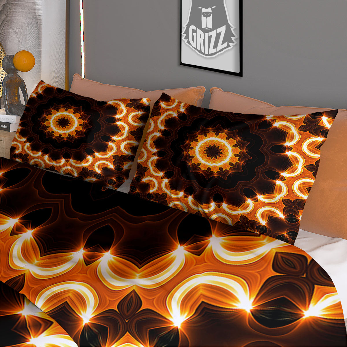 Kente Tribal West African Print Pattern Duvet Cover Bedding Set