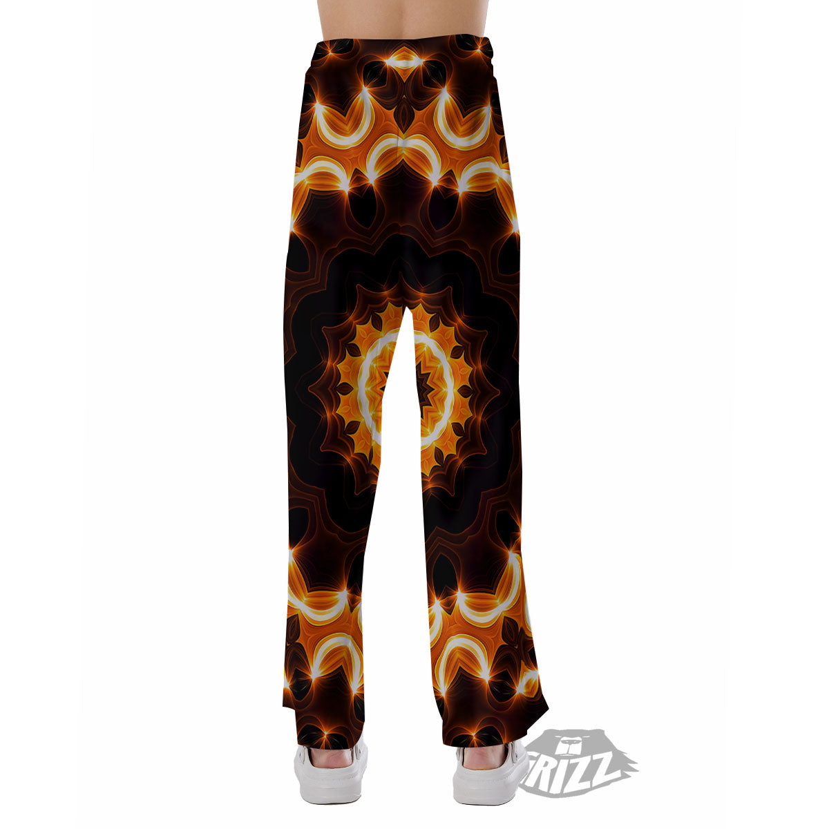 Kaleidoscope Shiny Print Pajama Pants-grizzshop