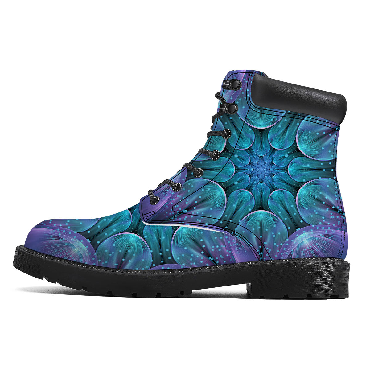 Kaleidoscope Sparkle Print Boots-grizzshop