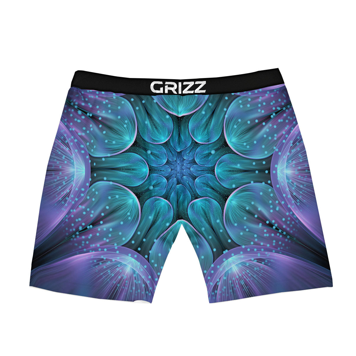 Kaleidoscope Sparkle Print Boxer Briefs-grizzshop