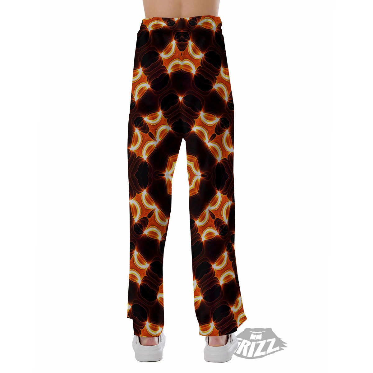 Kaleidoscope Spot Yellow Print Pajama Pants-grizzshop