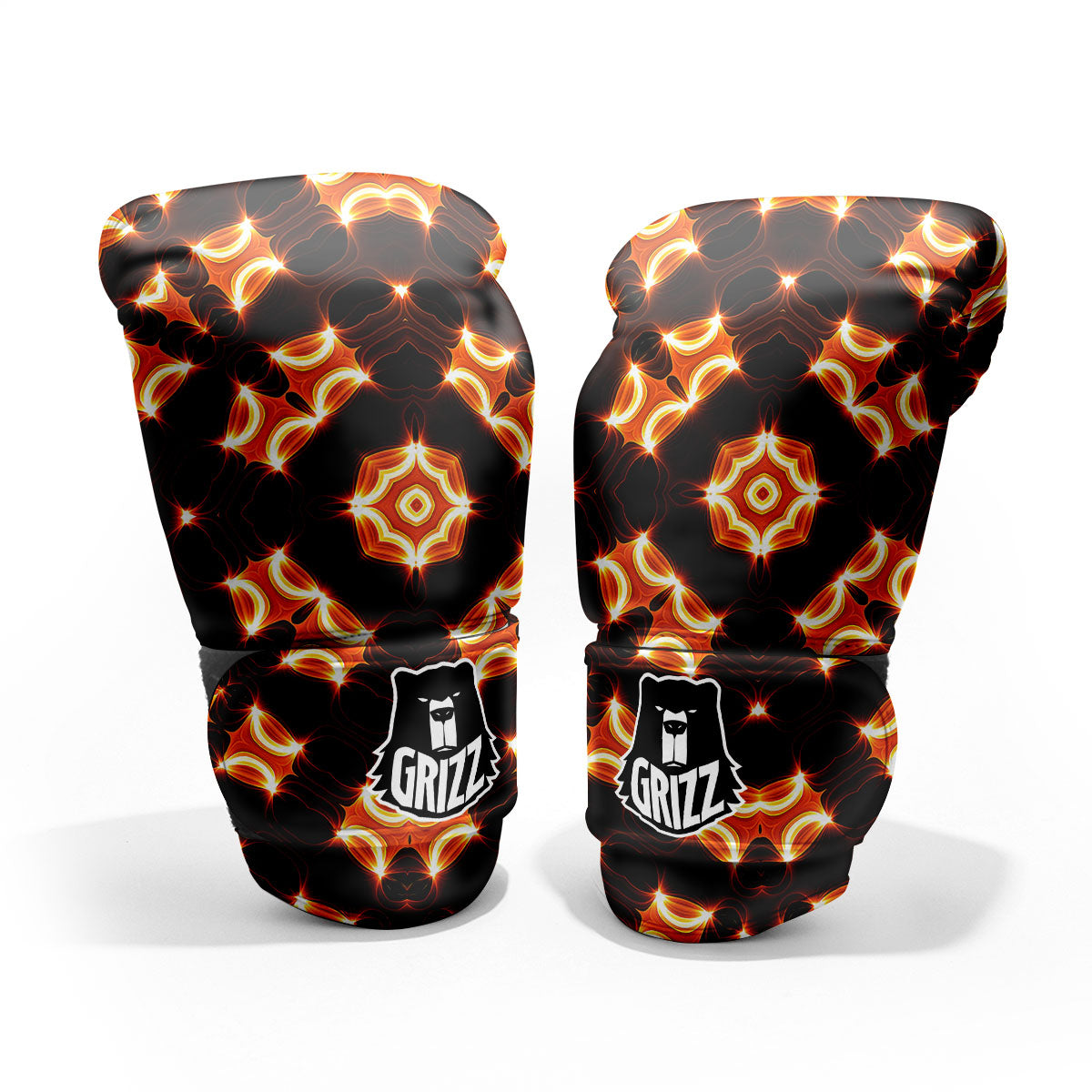 Kaleidoscope Spot Yellow Print Pro Boxing Glove