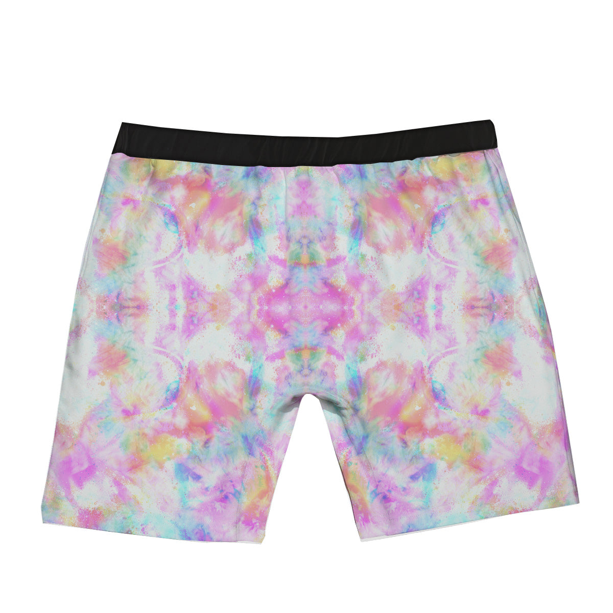 Kaleidoscope Tie Dye Pastel Print Pattern Boxer Briefs-grizzshop