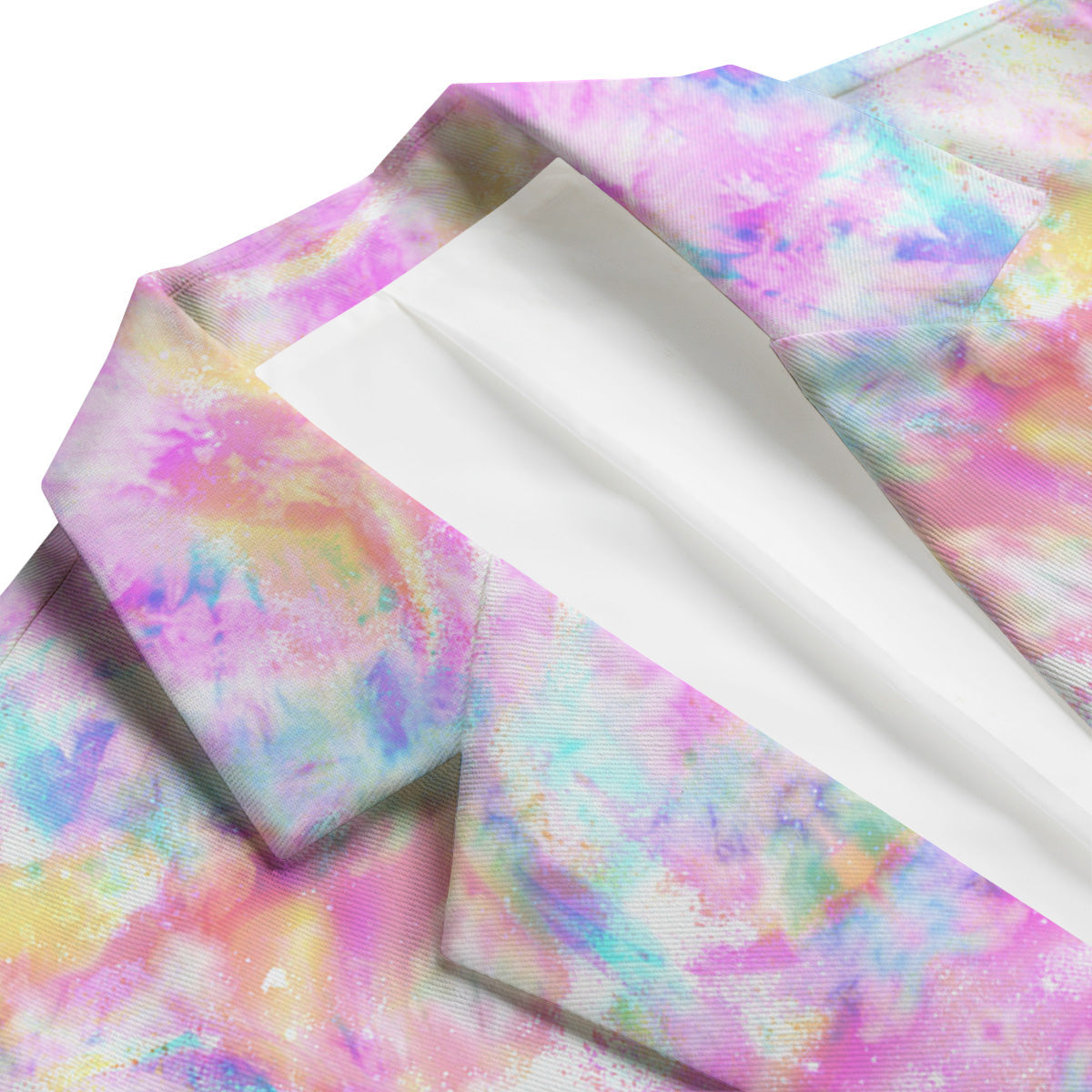Kaleidoscope Tie Dye Pastel Print Pattern Men's Blazer-grizzshop
