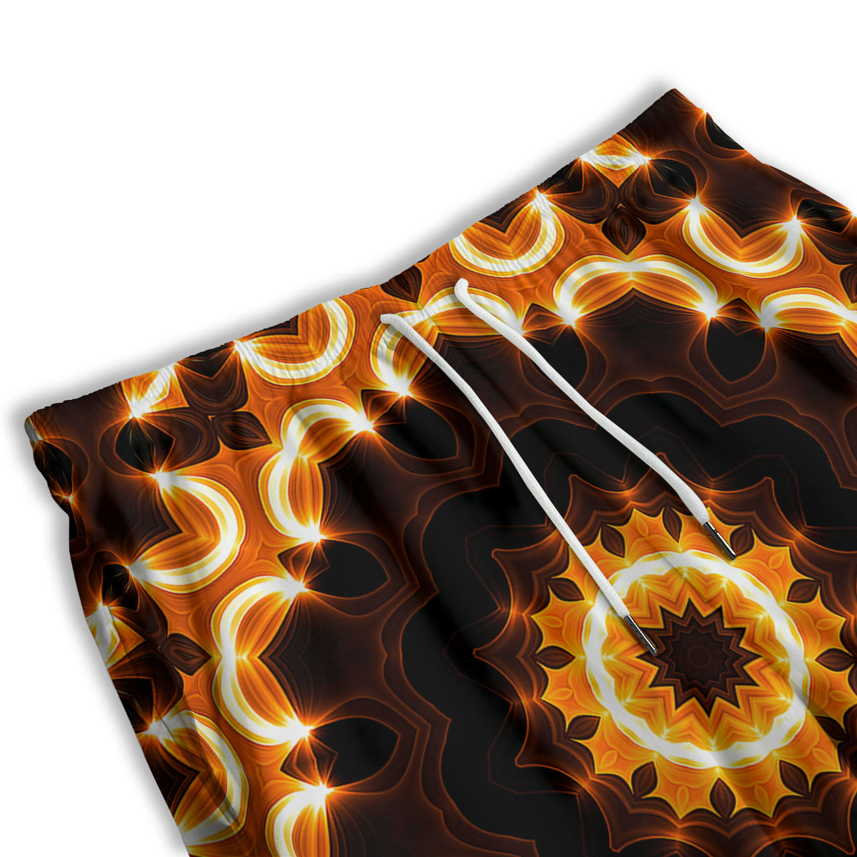 Kaleidoscope Vintage Print Men's Athletic Shorts
