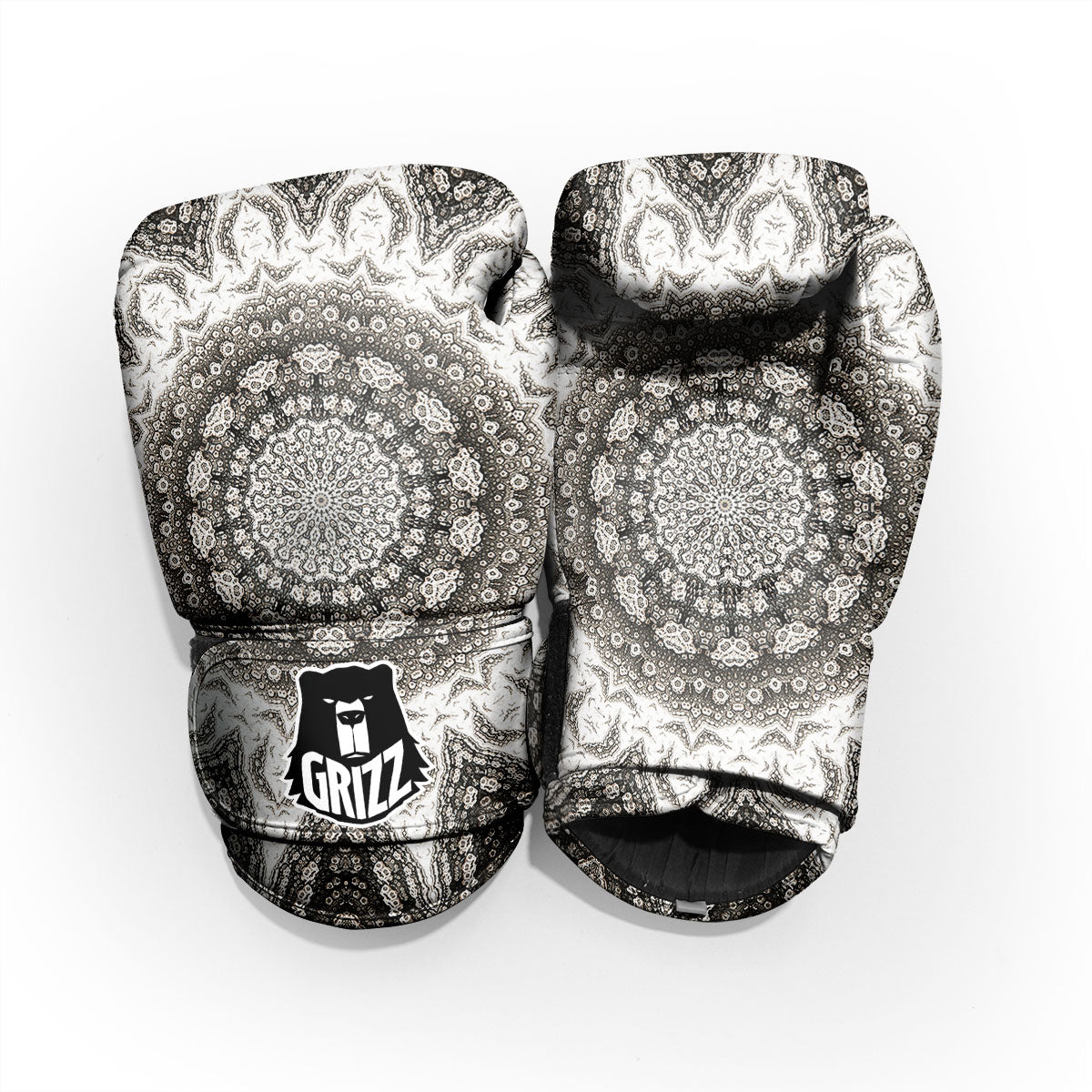 Kaleidoscope White Print Pro Boxing Glove