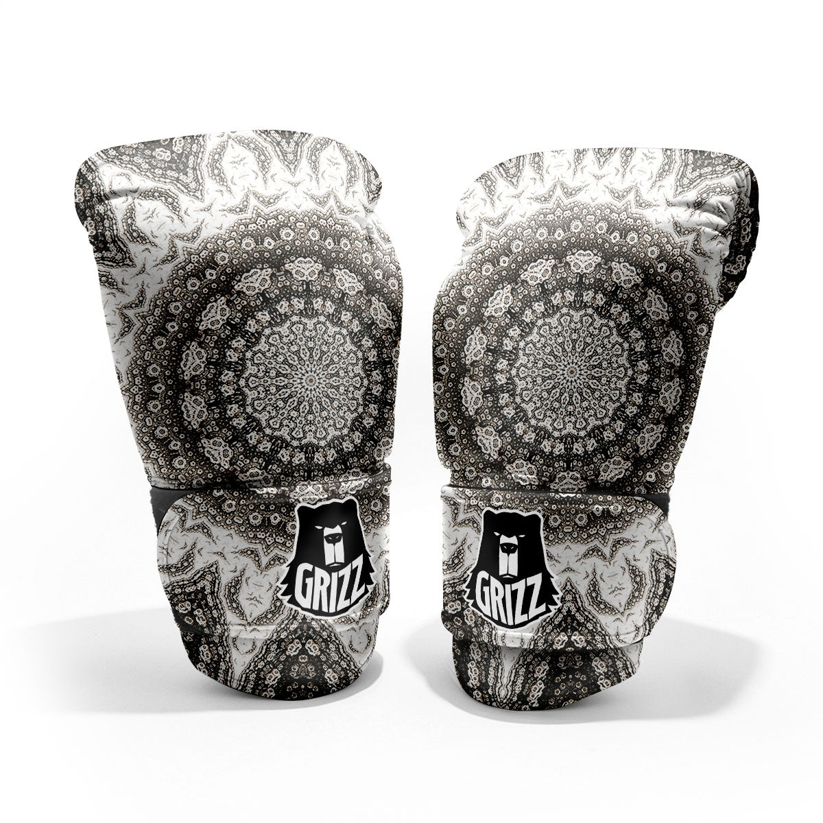 Kaleidoscope White Print Pro Boxing Glove
