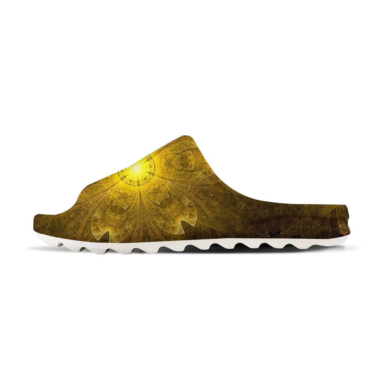 Kaleidoscope Golden Print Sandals-grizzshop
