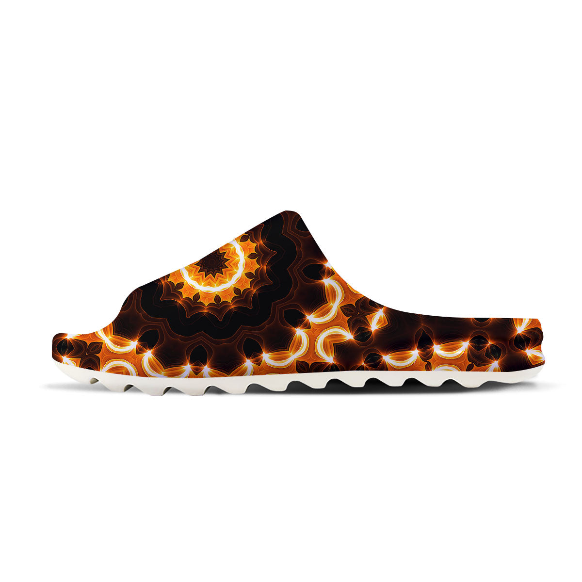 Kaleidoscope Shiny Print Sandals-grizzshop