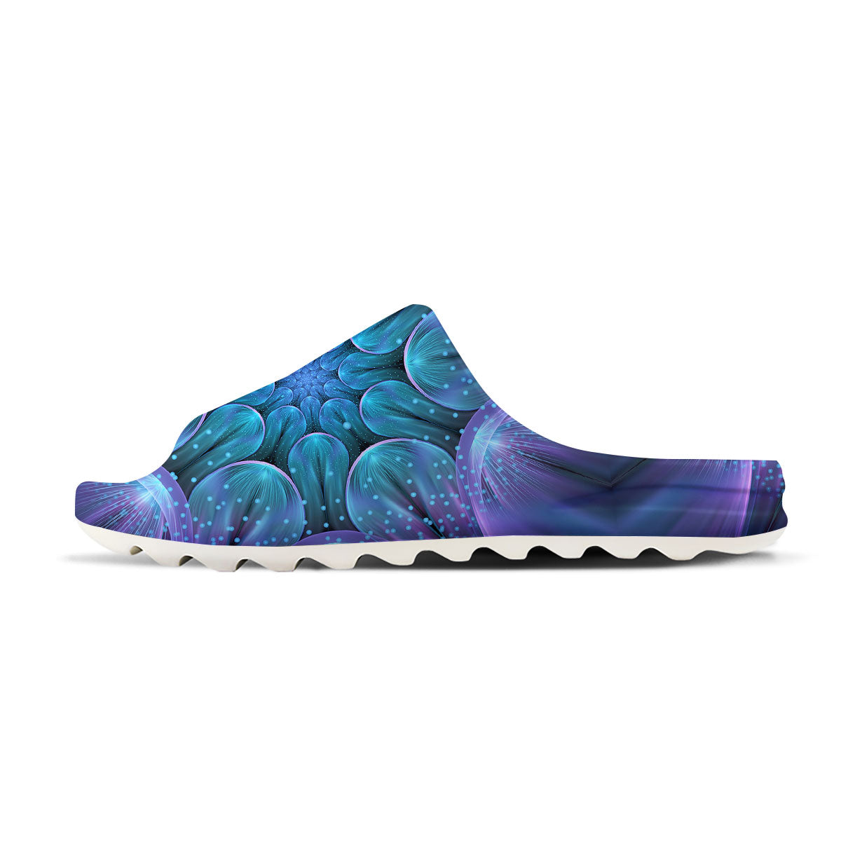 Kaleidoscope Sparkle Print Sandals-grizzshop