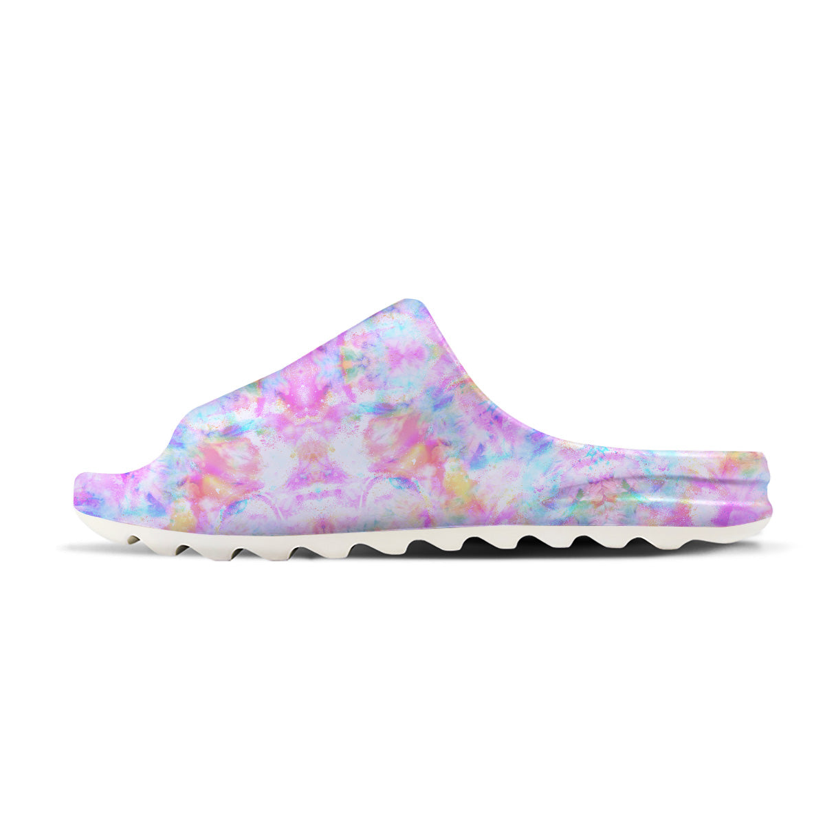 Kaleidoscope Tie Dye Pastel Print Pattern Sandals-grizzshop