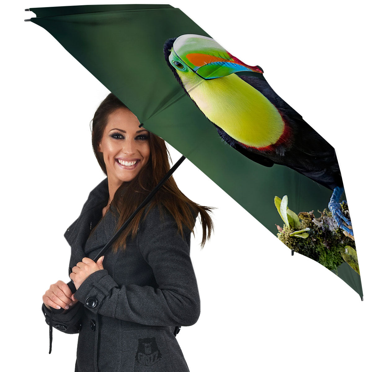 Keel-Billed Toucan Print Umbrella-grizzshop