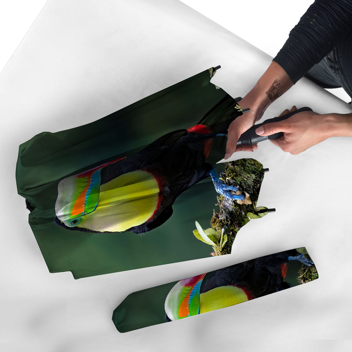 Keel-Billed Toucan Print Umbrella-grizzshop