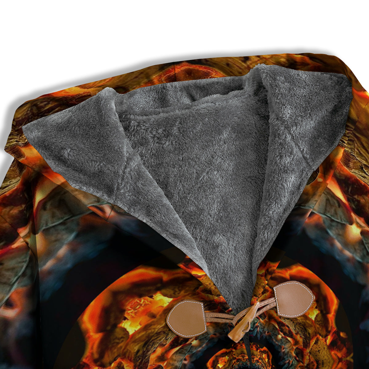 Keleidoscope Lava Texture Print Men's Windbreaker Jacket-grizzshop