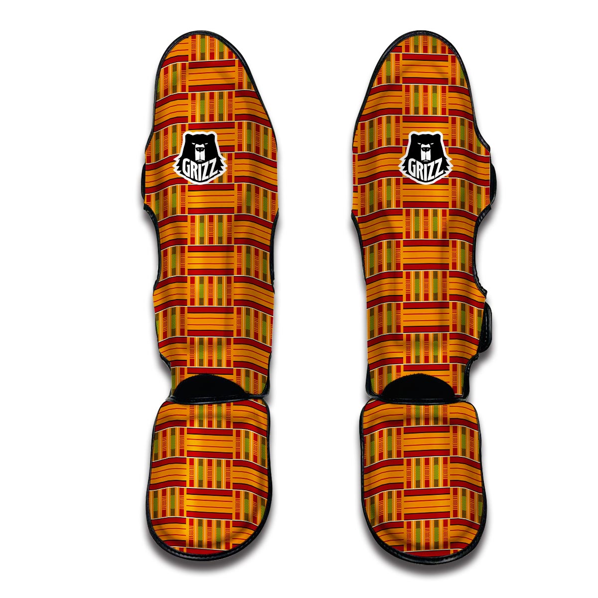 Ethnic Kente Print Pattern Muay Thai Boxing Shorts