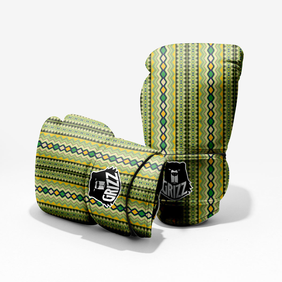 Kente African Print Pattern Pro Boxing Glove