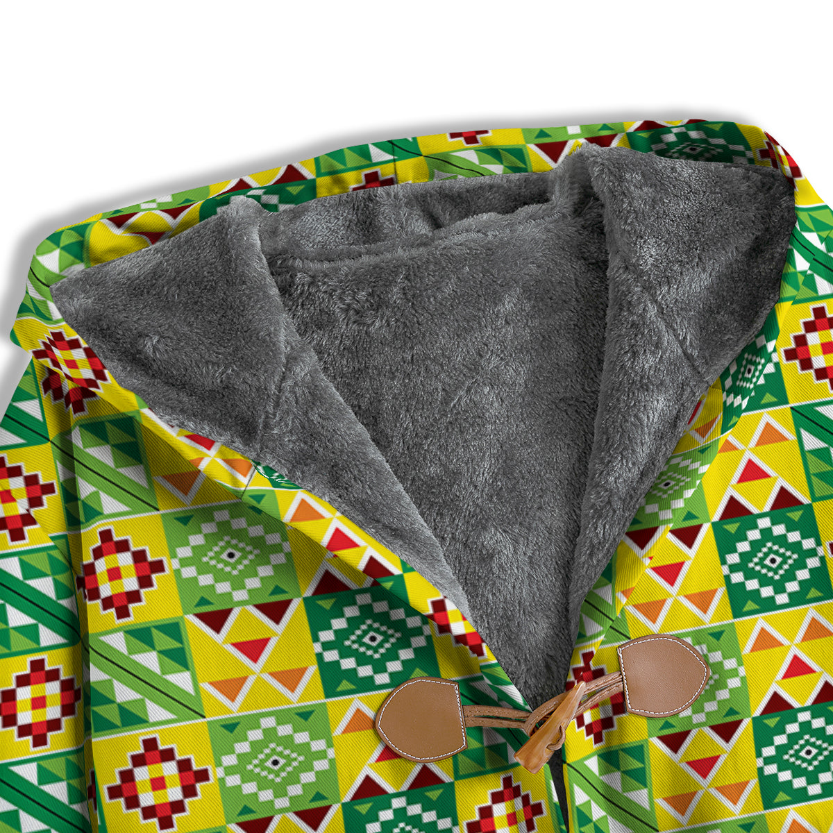 Kente Asante Print Pattern Men's Windbreaker Jacket-grizzshop