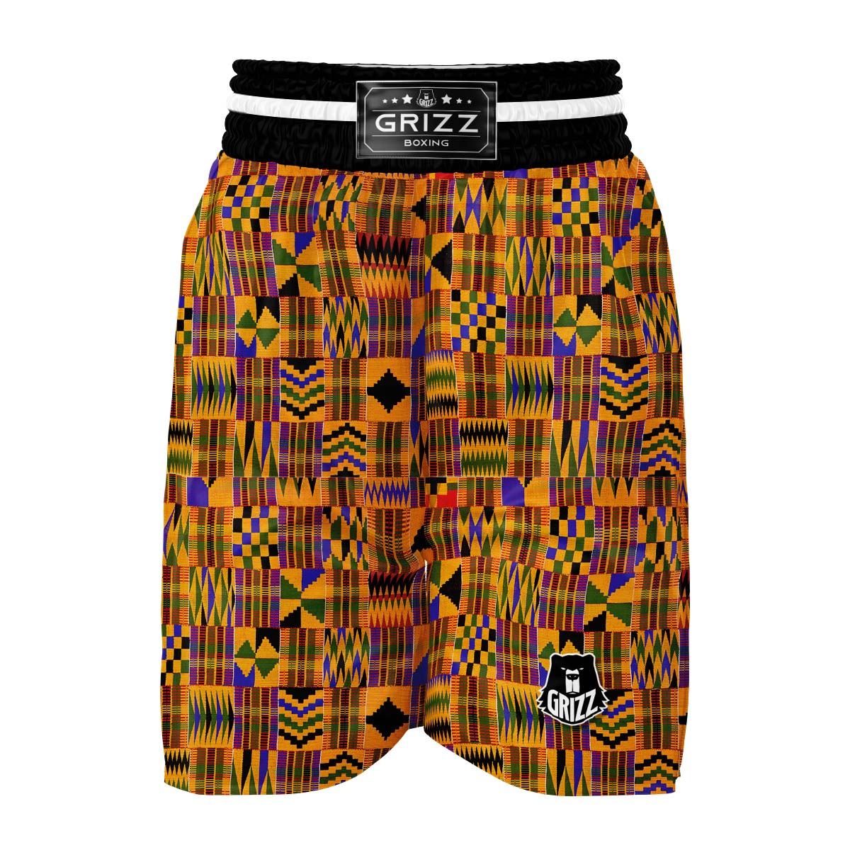 Kente Boxing Shorts-grizzshop