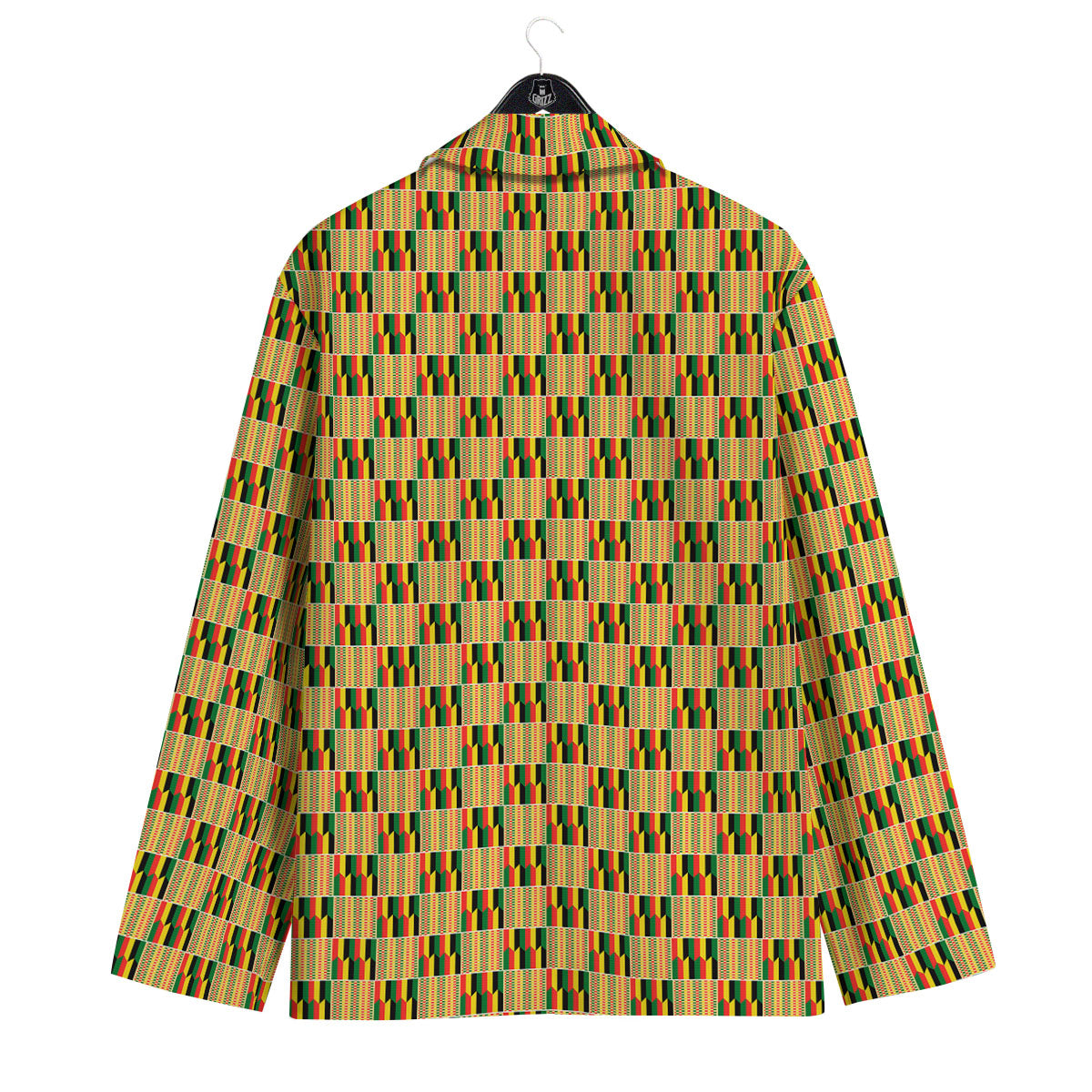 Kente Ethnic Print Pattern Men's Sport Coat-grizzshop