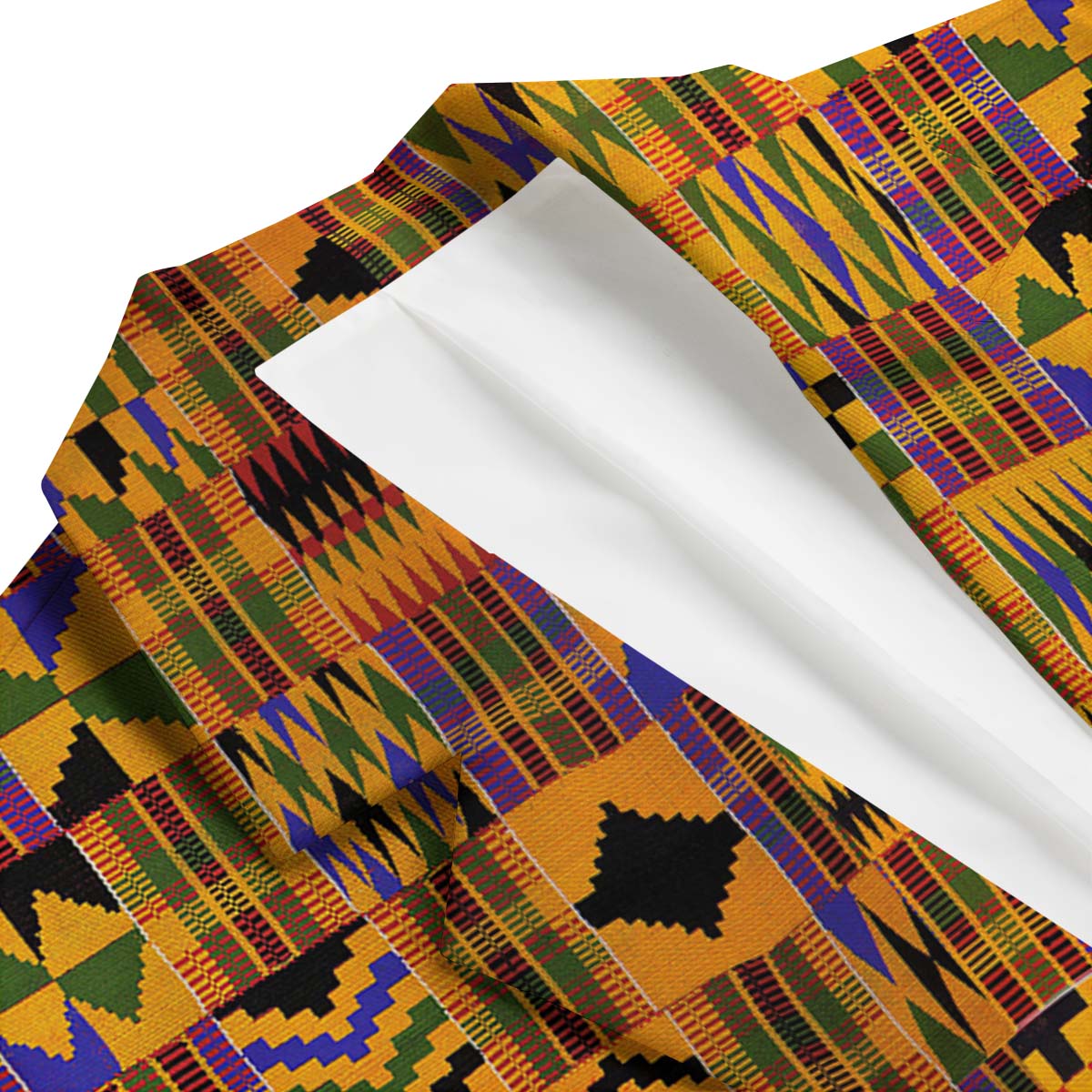 Kente Men's Blazer-grizzshop