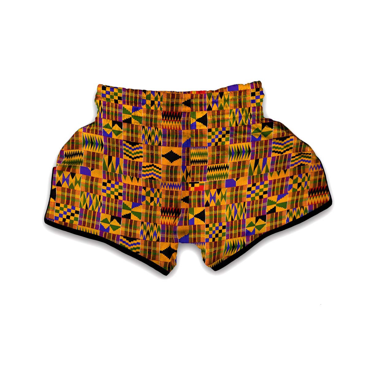 Kente Muay Thai Boxing Shorts-grizzshop