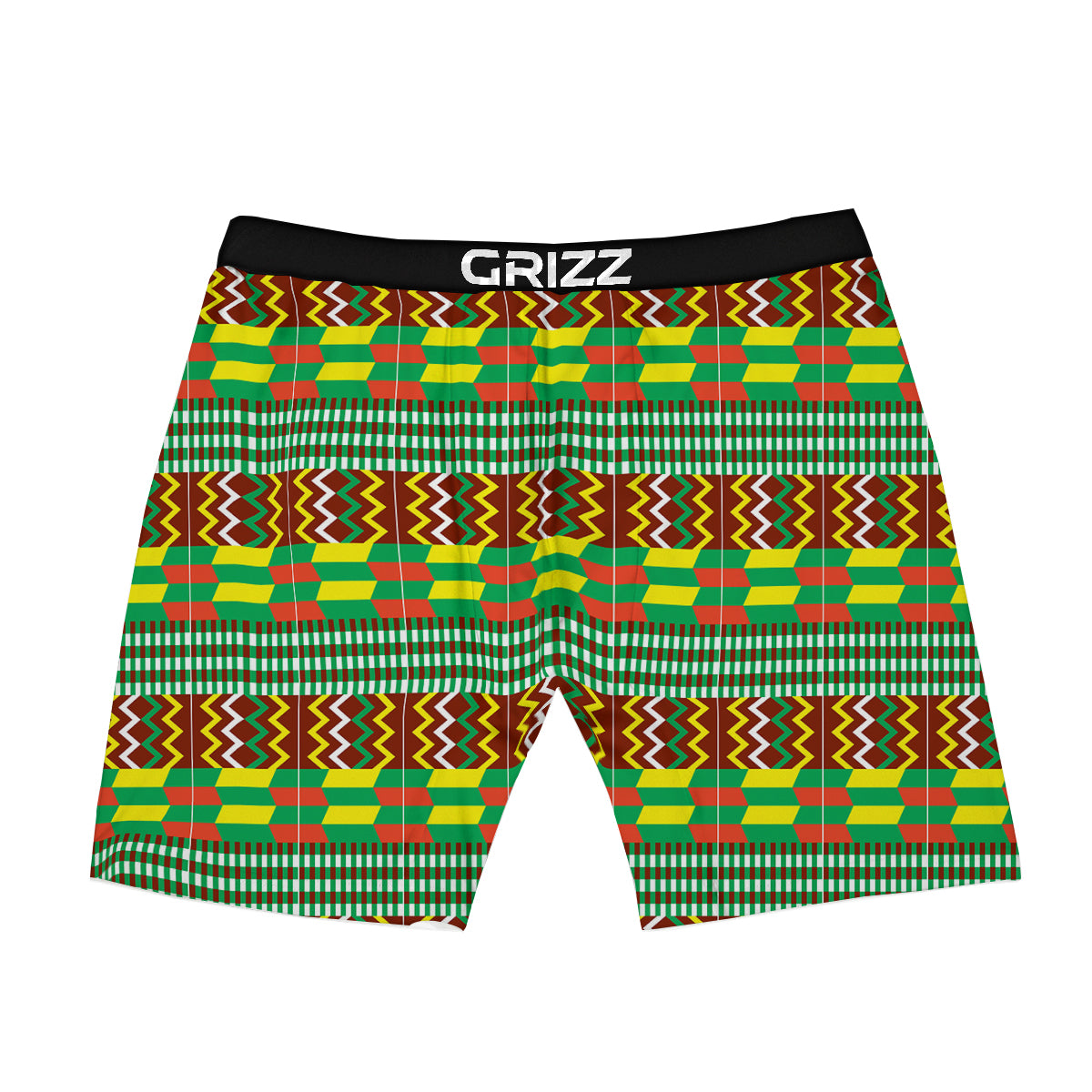 Kente Tribal West African Print Pattern Boxer Briefs-grizzshop