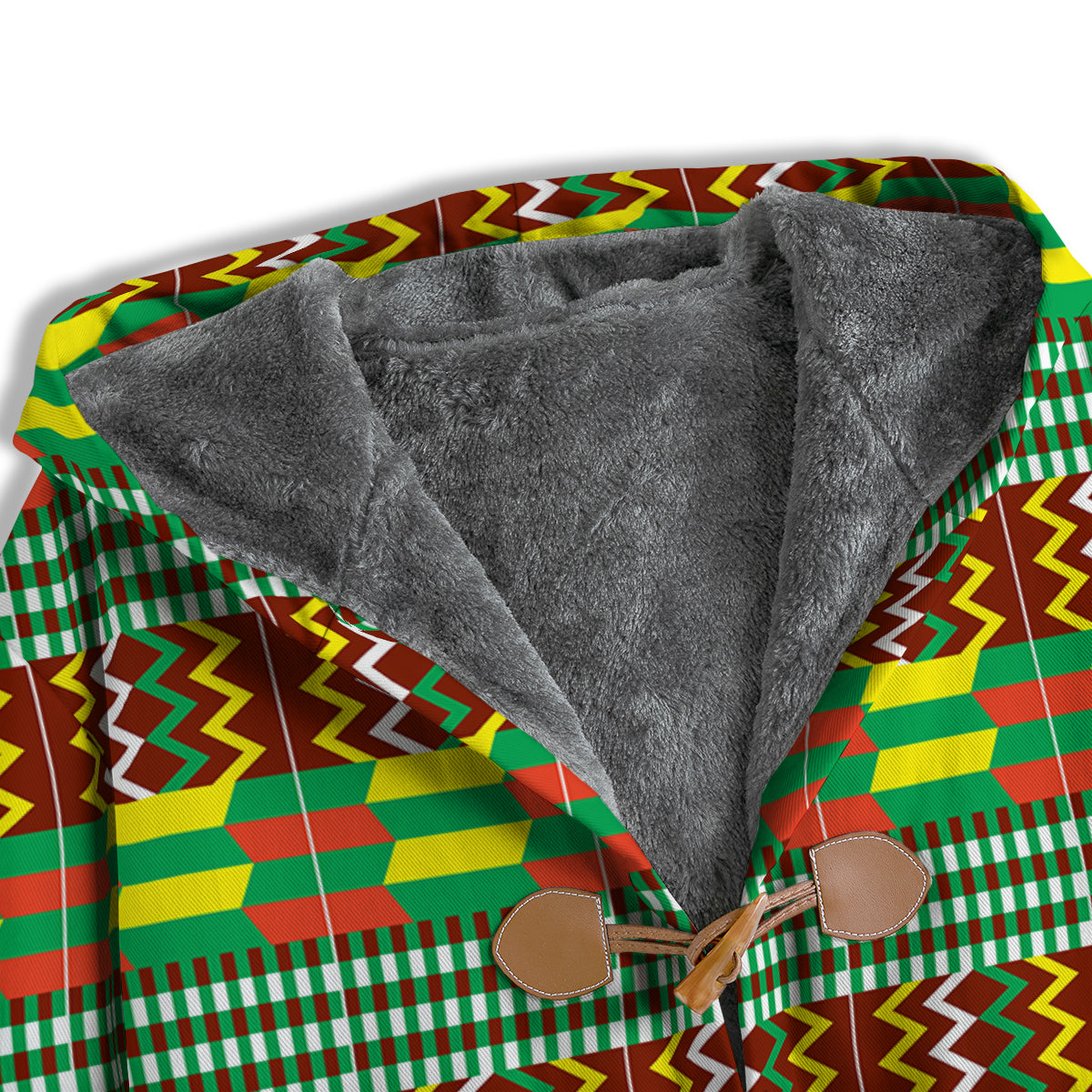 Kente Tribal West African Print Pattern Men's Windbreaker Jacket-grizzshop