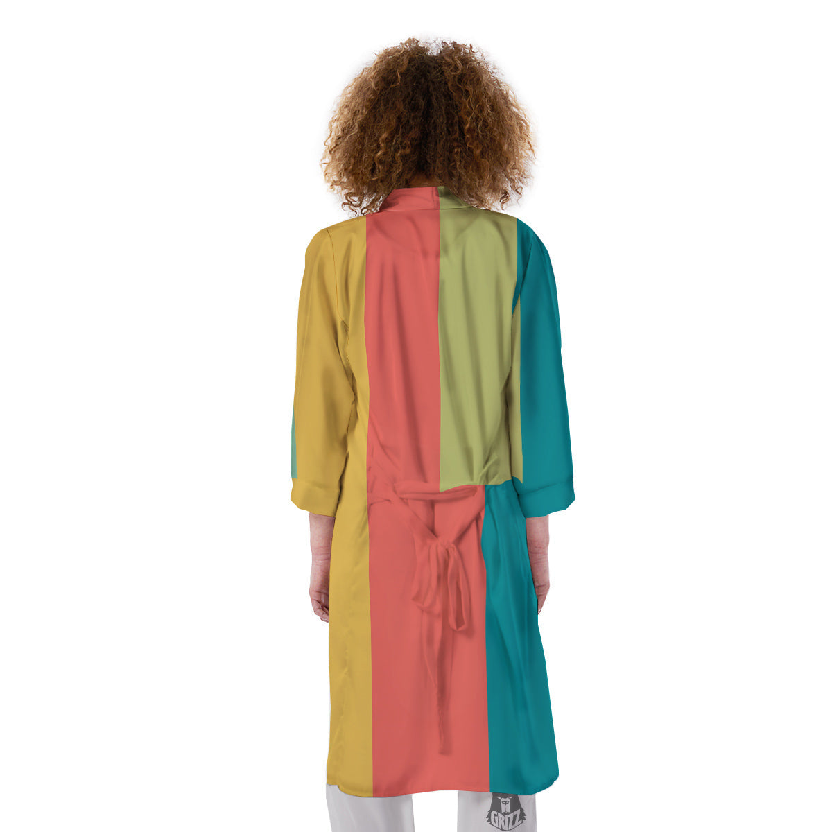 Keyboard Piano Colorful Print Kimono-grizzshop