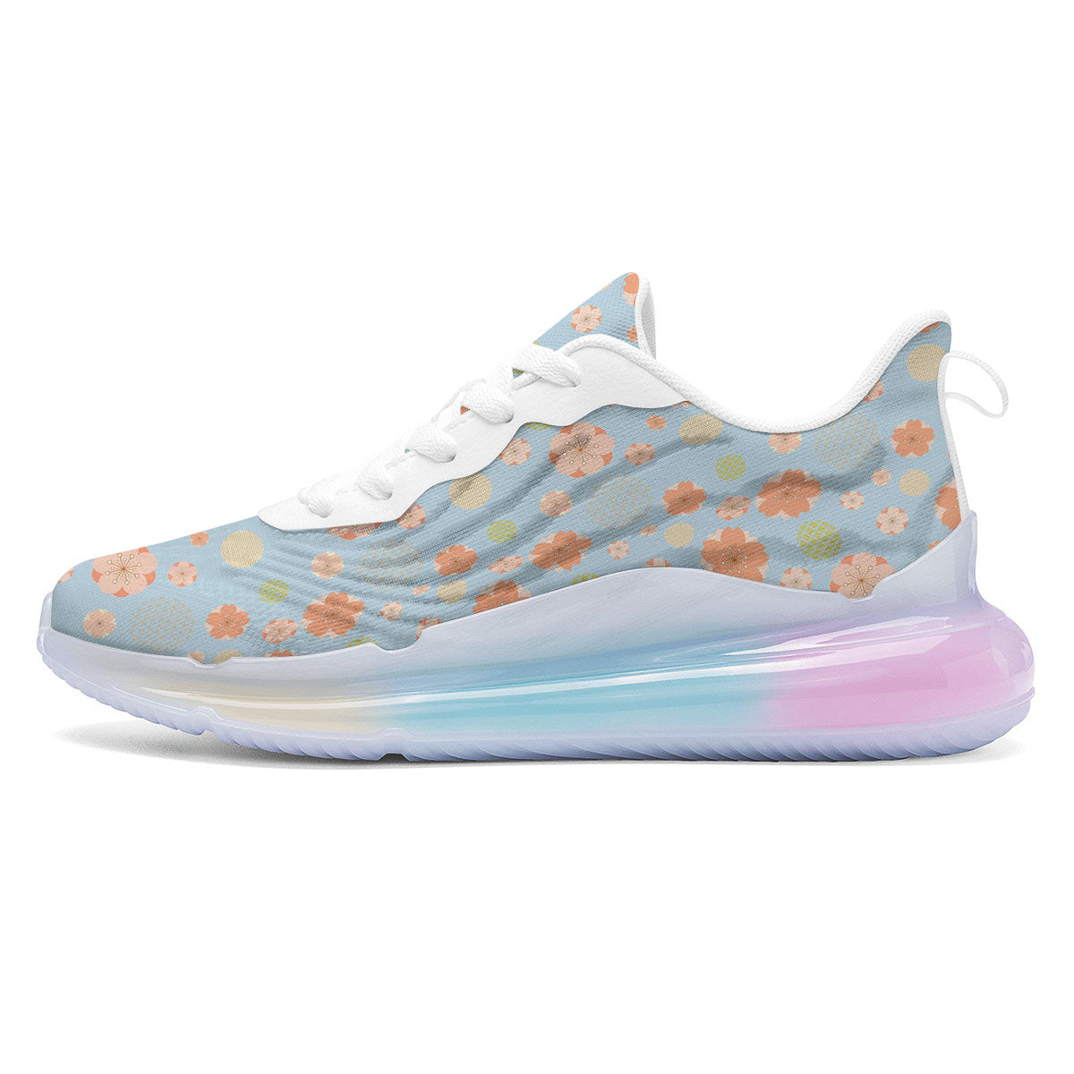 Kimono Cherry Blossom Print Pattern Running Sneakers-grizzshop