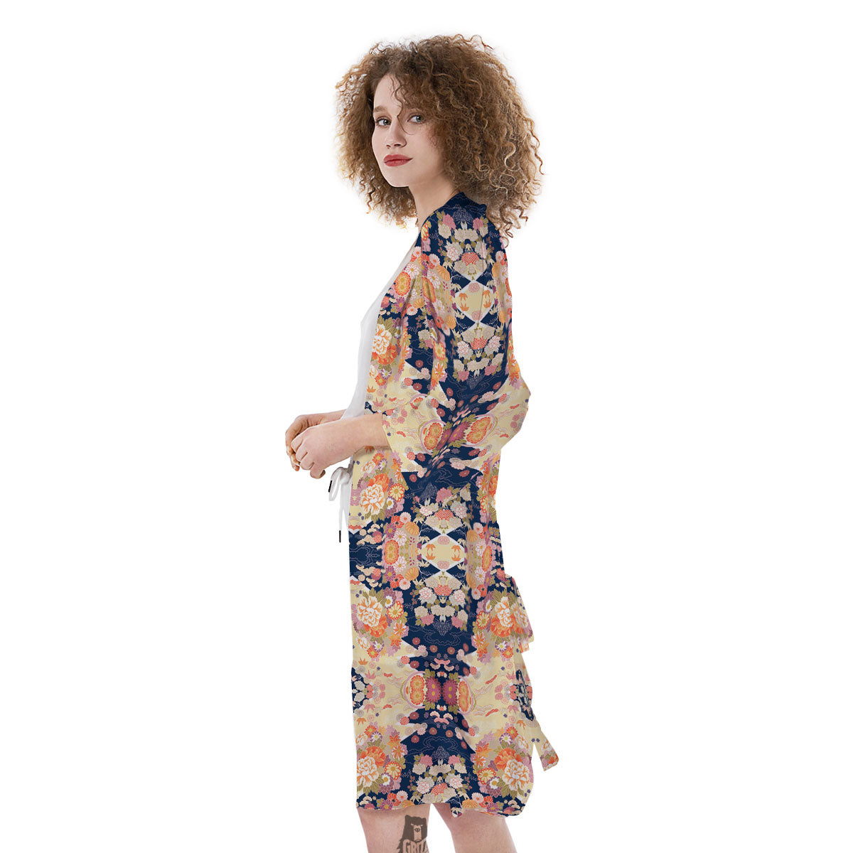 Kimono Japanese Print Pattern Kimono-grizzshop