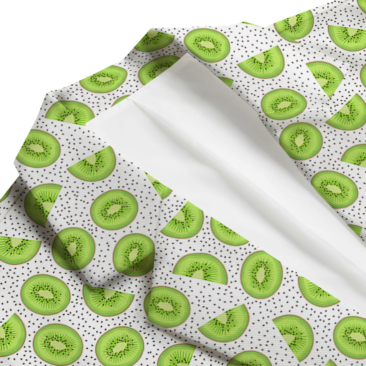 Kiwi Cute Print Pattern Men's Blazer-grizzshop