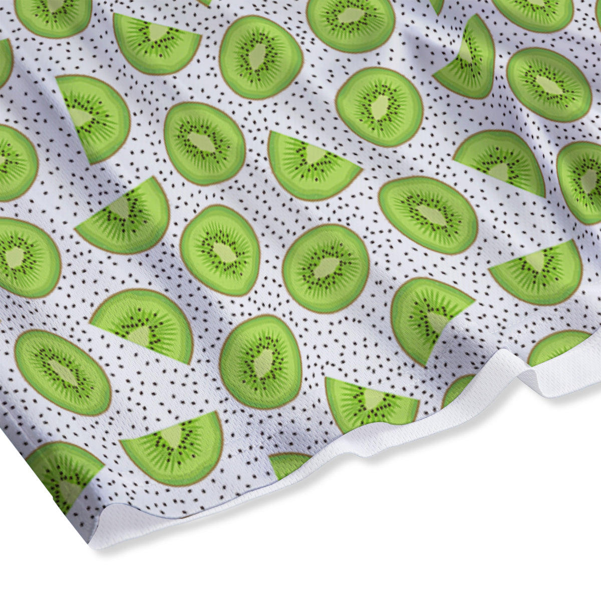 Kiwi Cute Print Pattern Mesh Shorts-grizzshop