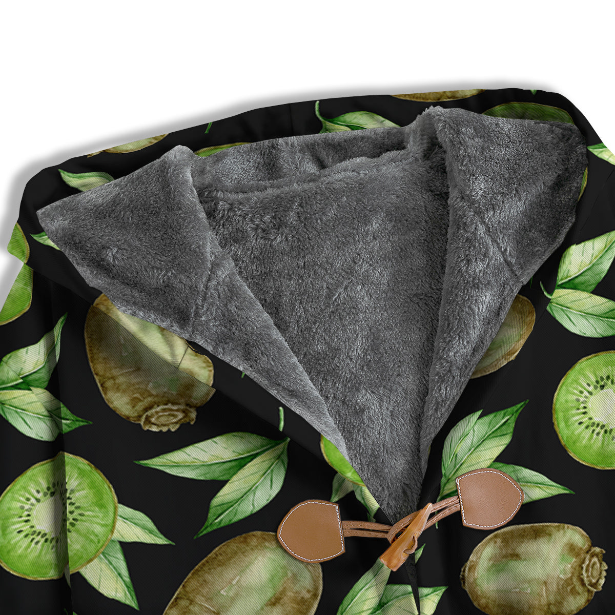 Kiwi Watercolor Print Pattern Men's Windbreaker Jacket-grizzshop