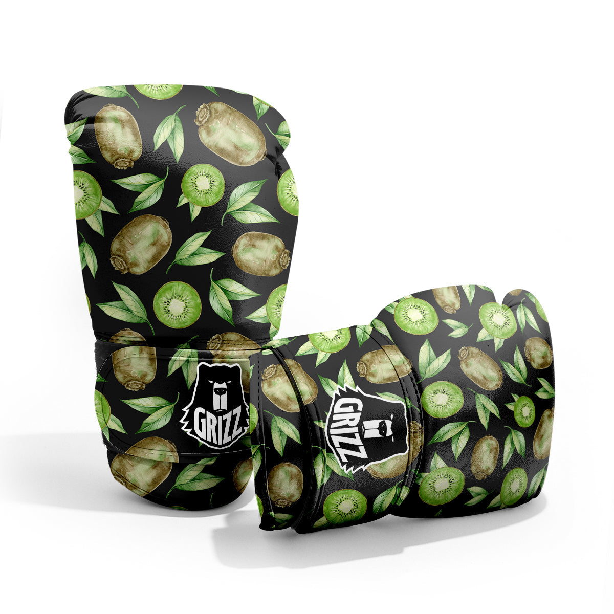 Kiwi Watercolor Print Pattern Pro Boxing Glove