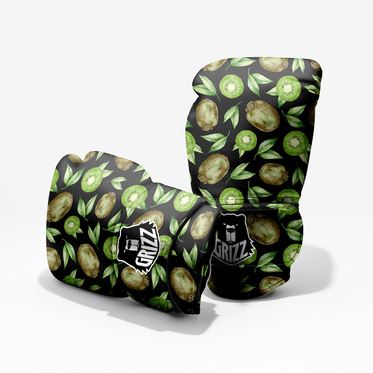 Kiwi Watercolor Print Pattern Pro Boxing Glove