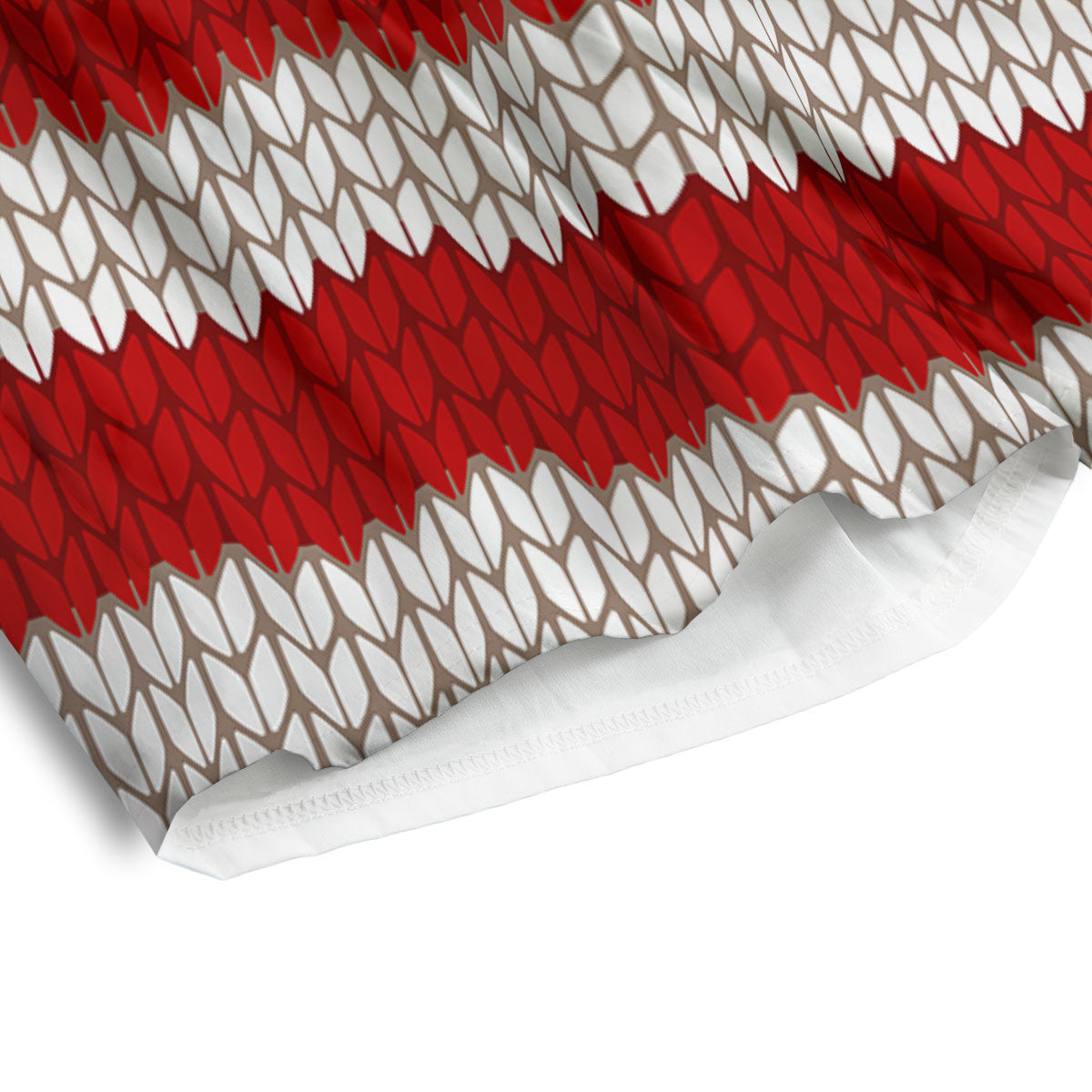 Knitted American Flag Print Men's Athletic Shorts